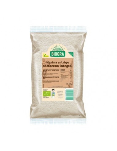 Harina De Trigo Sarraceno Integral 1Kg de Biográ (Sorribas)