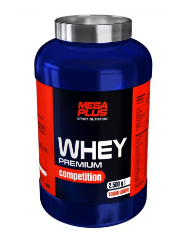 Whey Prem.Compet Yogur Limon 2,5kg de Mega Plus