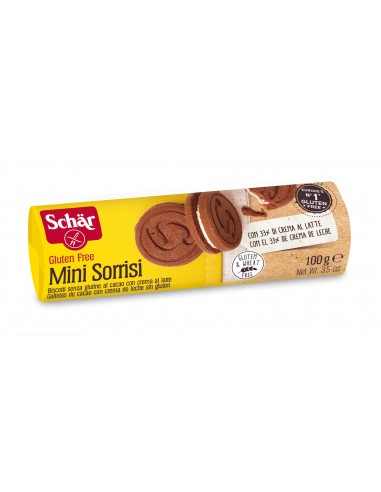 Galletas Mini Sorrisi Choco 100 Gramos Sg Schar