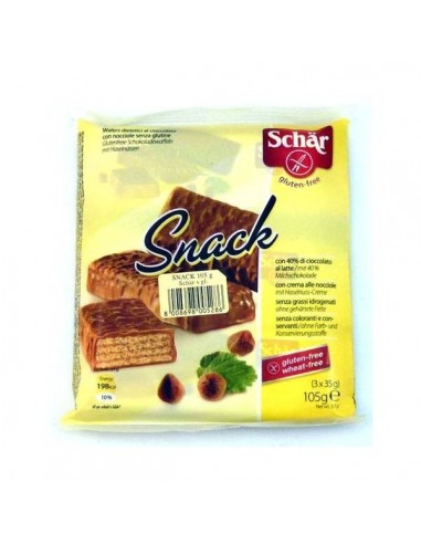 Snack Chocolate Con Avellana 3Uds. Sg Schar