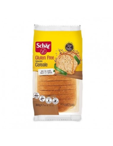 Pan De Molde Con Cereales 300 Gramos Sg Schar