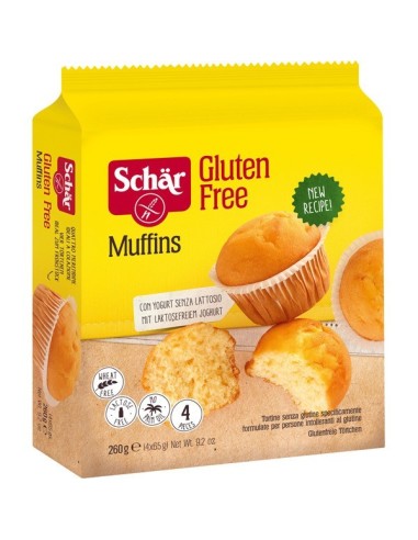 Muffins De Yogurt Madalenas 4Udsx65 gramos Sg de Schar