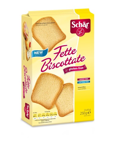 Biscotes Fette Pan Tostado 260 Gramos Sg Schar