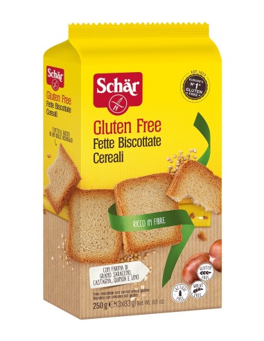 Biscotes Con Cereales Fette  250Gr .Sg Schar