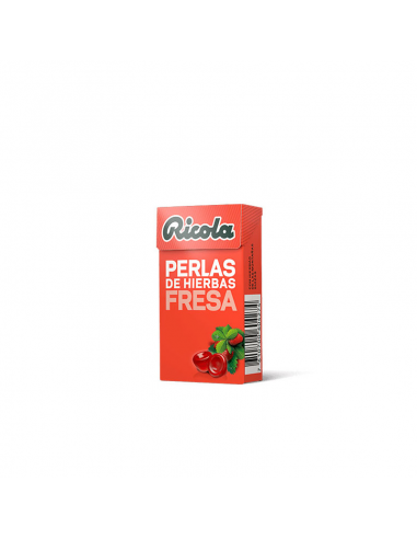 Perlas de hierbas fresa sin azucar 25 g Ricola