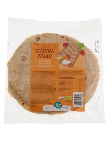 Piadina Wrap De Harina De Espelta Y Avena 240 G de Terrasana