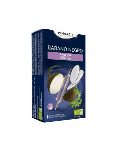 Rabano Negro 20 Ampollas de Phytoactif