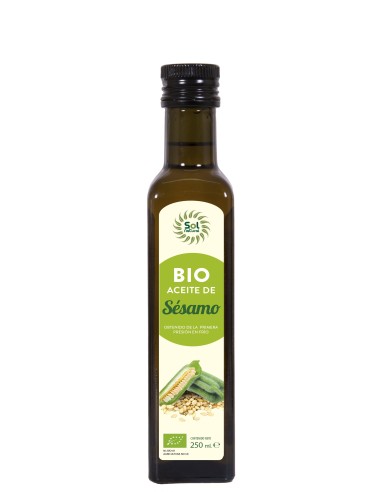 Aceite De Sésamo Bio Pequeño 250 Mililitros Sol Natural