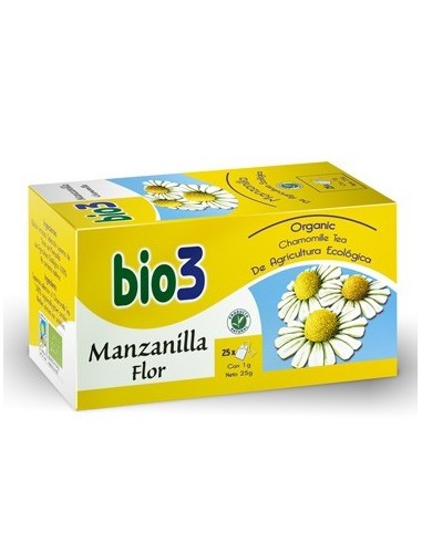 Bie3 Manzanilla Flor Infusion 25 Sobres Bio Bie 3