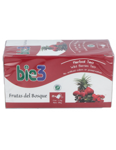 Bie3 Frutas Del Bosque Infusion 25 Sobres Bie 3