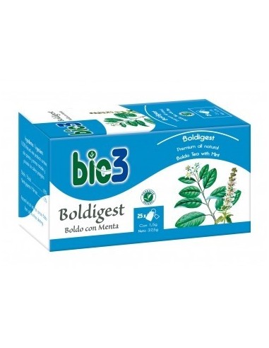 Bie3 Boldigest Boldo Con Menta Infusion 25 Sobres Bie 3