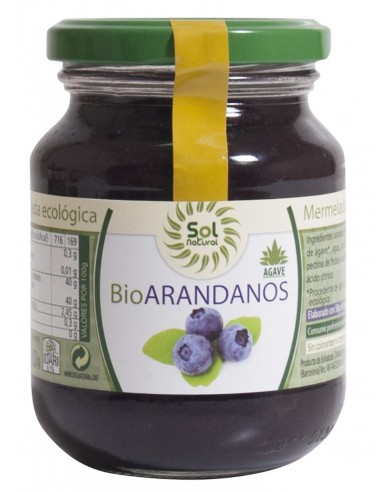 Arándano Con Agave Bio 330 Gramos  Sol Natural