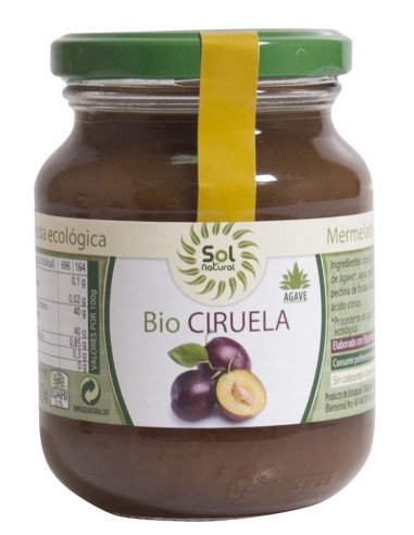 Ciruela Con Agave Bio 330 Gramos  Sol Natural