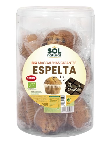 Magdalenas Chips De Choco Espelta Bio 15/U Sol Natural