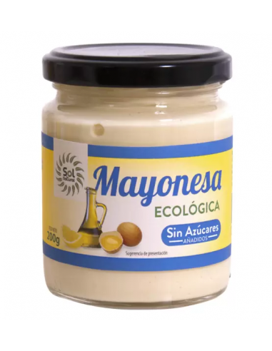 Mayonesa Bio 200 Gramos  Sol Natural