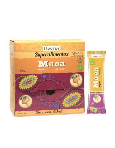 Stick Maca Bio 20X10 Gr Superalimentos Drasanvi