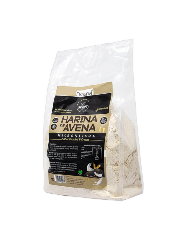 Harina Avena Sabor Cookies & Cream 1Kg Sport Live Drasanvi