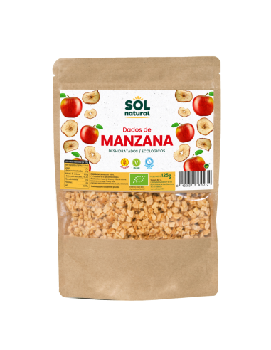 Dados De Manzana Bio 125 Gramos  Sol Natural