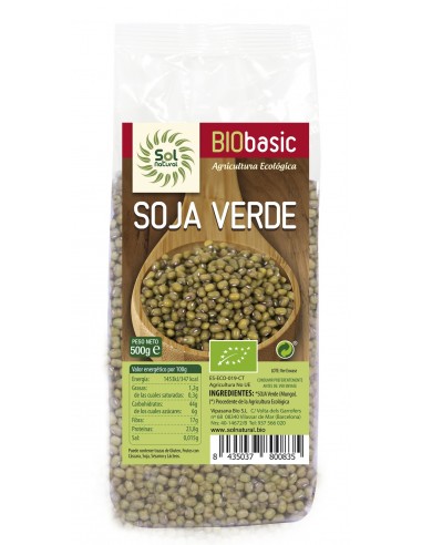 Soja Verde Bio 500 Gramos  Sol Natural