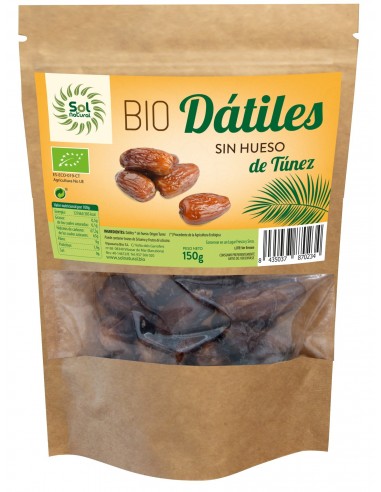 Dátiles Sin Hueso Bio 150 Gramos  Sol Natural