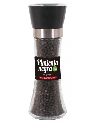 Molinillo Con Pimienta Negra Bio 85 Gramos  Sol Natural