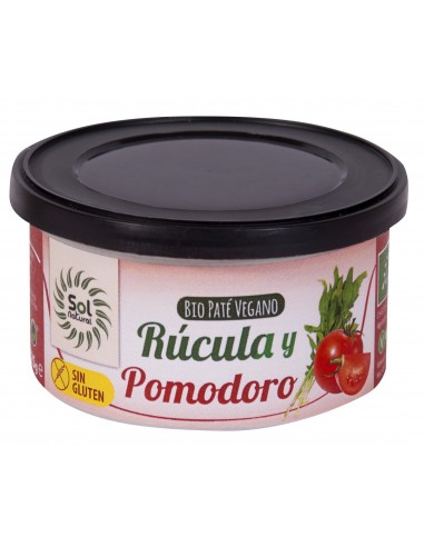 Paté Rúcula Y Pomodoro Bio 125 Gramos  Sol Natural