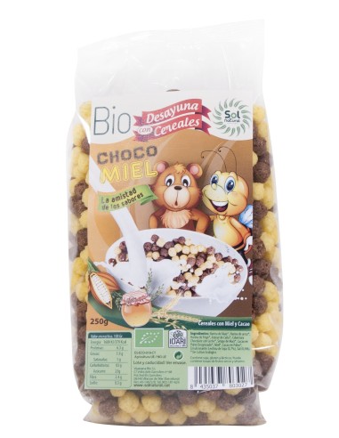 Bolitas Choco-Miel Bio 250 Gramos  Sol Natural