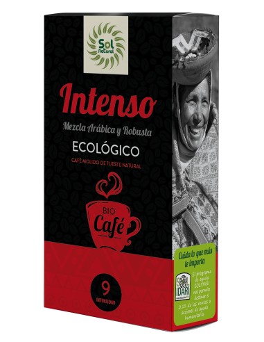 Café Molido Intenso Bio 250 Gramos  Sol Natural