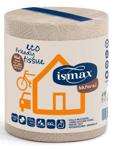 Rollo Papel Multiusos Ecológico 2 Capas 1/u de Ismax