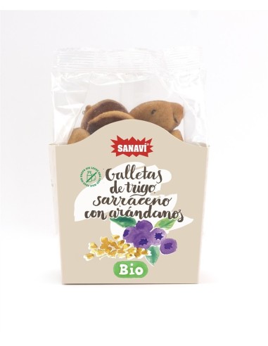 Galletas De Trigo Sarraceno Con Arandanos 150G Bio de Sanavi