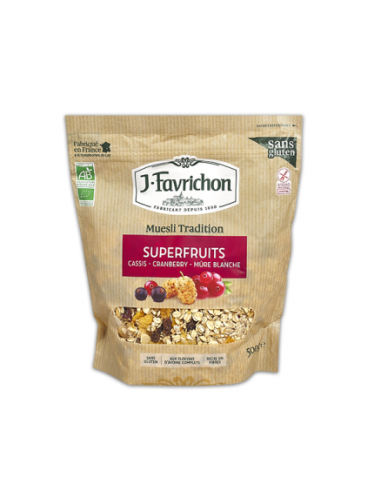 Muesli Tradicional Superfruit 500 G de Favrichon