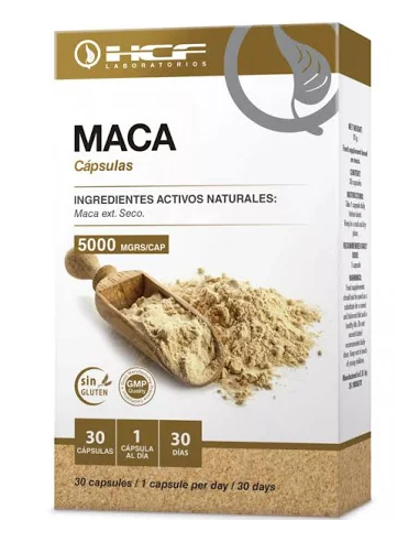 Maca 30 Cápsulas  Hcf