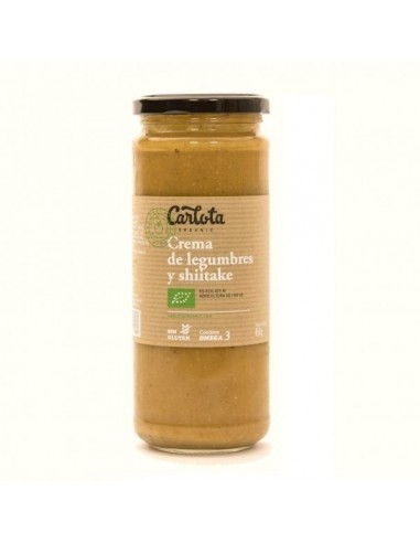 Crema De Legumbres Y Shiitake 450 Gramos Eco Sg Vegan Carlota Organic