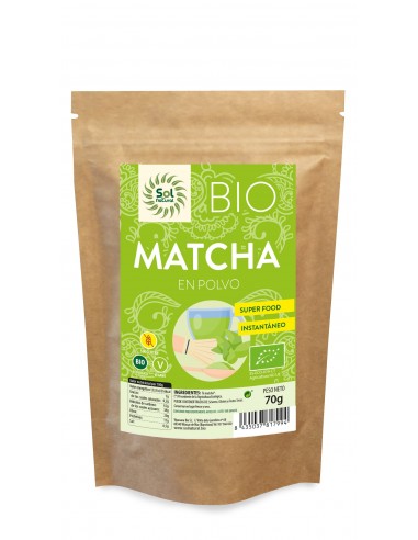 Matcha En Polvo Bio 70 Gramos  Sol Natural