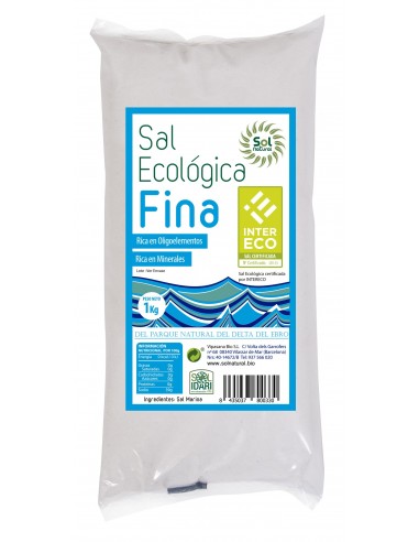 Sal Fina Del Delta Del Ebro Bio  1 Kilo Sol Natural