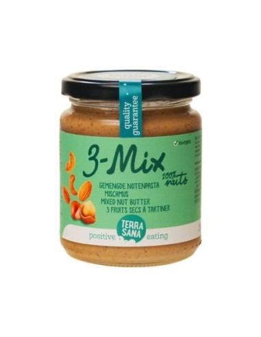 3Mix, Crema De Frutos Secos (Sin Cacahuete) 250 G de Terrasa