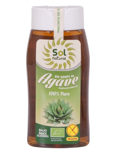 Sirope De Agave Pequeño Bio 250 Mililitros Sol Natural