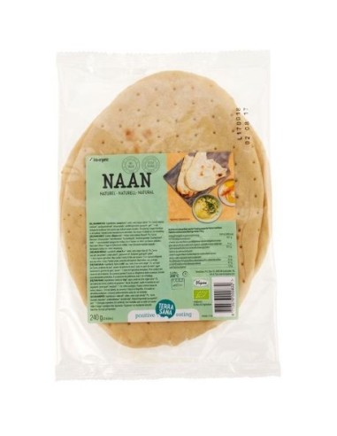 Pan Naan Natural 240 G de Terrasana