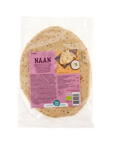 Pan Naan Con Ajo & Semillas Kalonji 240 G de Terrasana