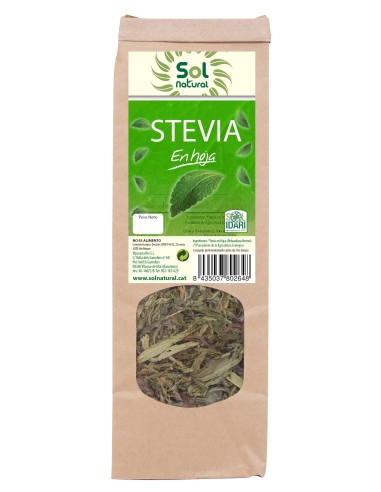 Stevia En Hoja Bio 40 Gramos  Sol Natural