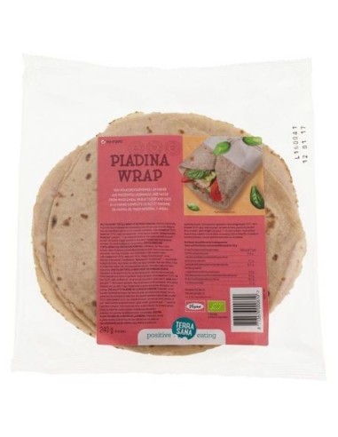 Piadina Wrap De Harina De Espelta Y Avena 240 G de Terrasana