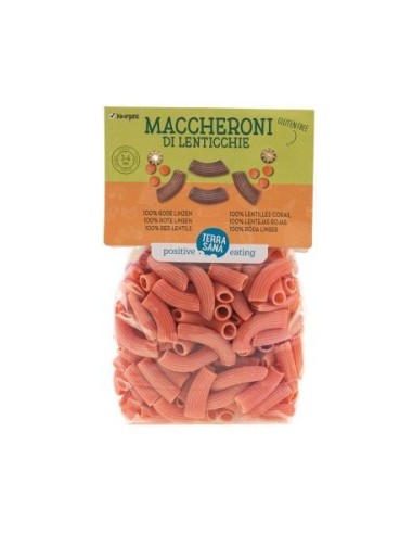 Maccheroni Di Lenticchie 100% Lentejas Rojas, Glut de Terras