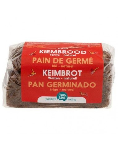 Pan Germinado De Trigo Natural 400 G de Terrasana