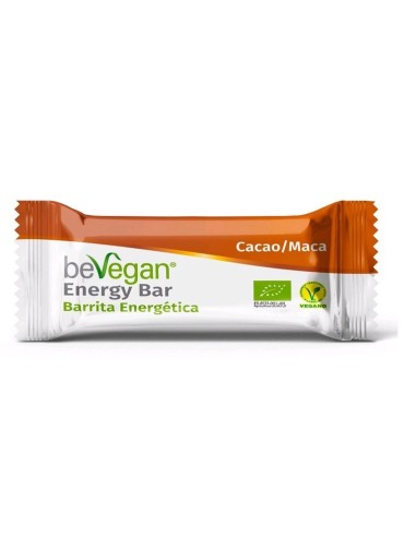 Caja 24 Barrita Energetica Cacao Maca de Bevegan