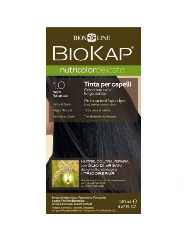 Tinte Black Dye 140 Ml Negro ·1.0 de Biokap