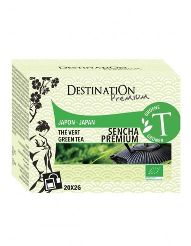 Te Verde Sencha Japon Sobres Bio, 20X2 G de Deastination