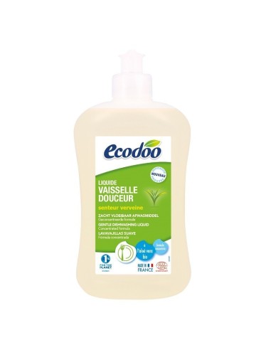 Lavavajillas Suave Aloe Vera-Verbena 500 Mililitros Ecodoo