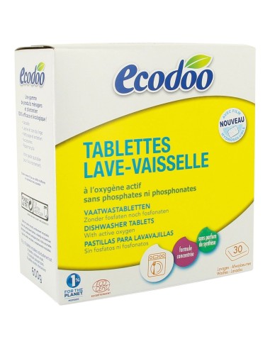 Lavavajillas Tabletas Para Maquina 30 Unidades Ecodoo