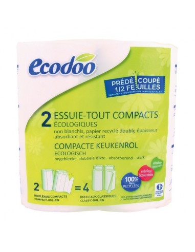 Papel De Cocina Compacto 2 Unidades Ecodoo