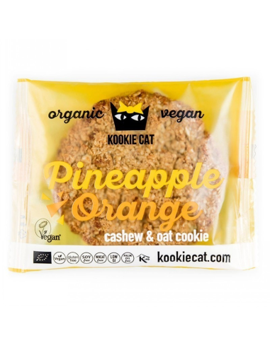 Galleta Con Piña & Naranja Bio 50 g de Kookiecat